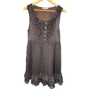 Blue Rainn Women's Dress Sz Large Sheer Feminine Summery Boho
